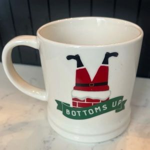 Santa Claus Stuck in Chimney “Bottoms Up” Porcelain Mug